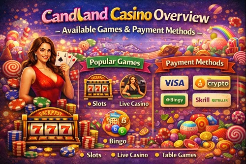 Candyland Casino Overview - Available Games & Payment Methods