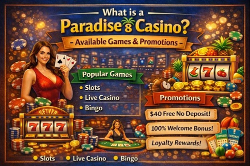 What is a Paradise 8 Casino - Available Games & Promotions